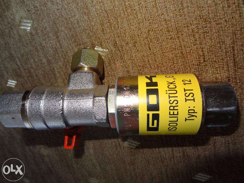 zawór gazowy z izolatorem GOK - okazja