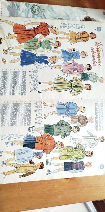 Czasopismo Świat mody 1950-1954 rok