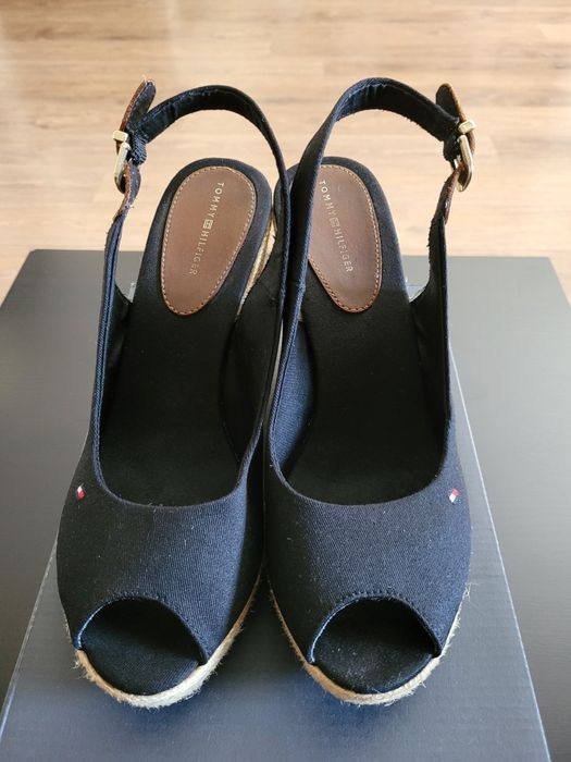 Czarne espadryle Tommy Hilfiger roz. 41