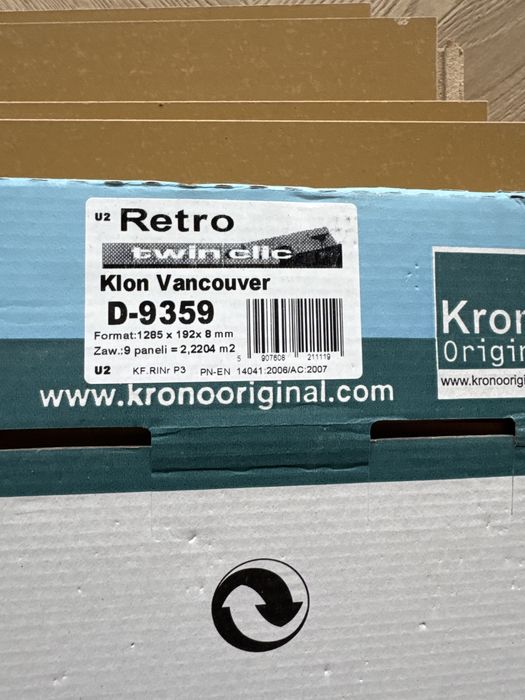 Paczka paneli laminowanych  klon vancouver