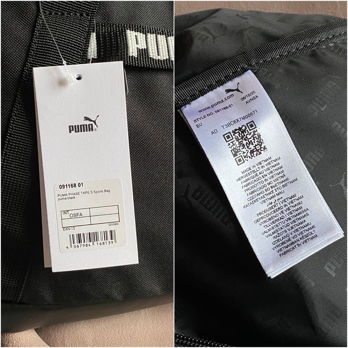 Puma оригінал нова спортивна сумка велика дорожня через плече для зала