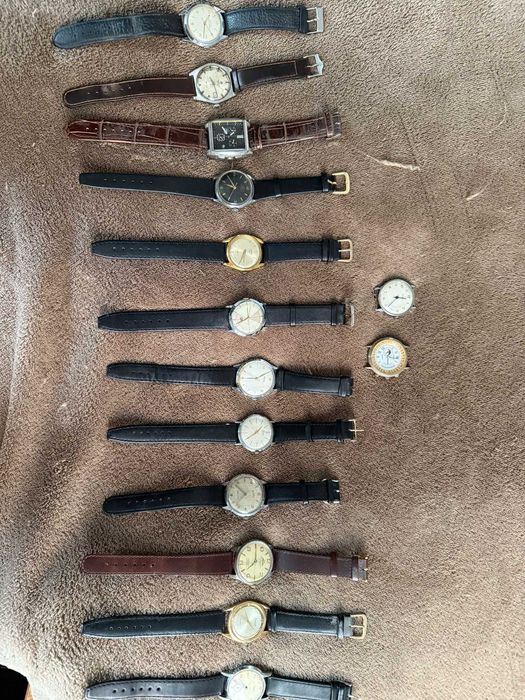 Sprzedam komplet sprawnych , starych zegarków