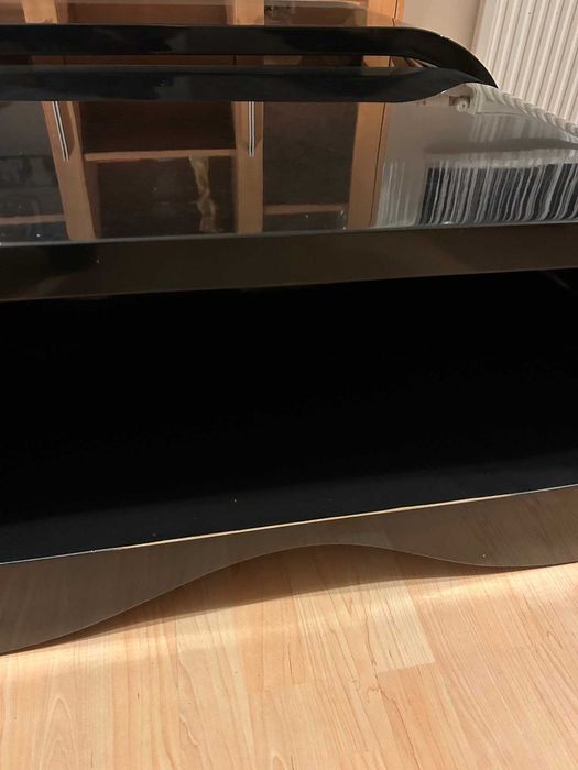 Ława , stolik , czarny połysk