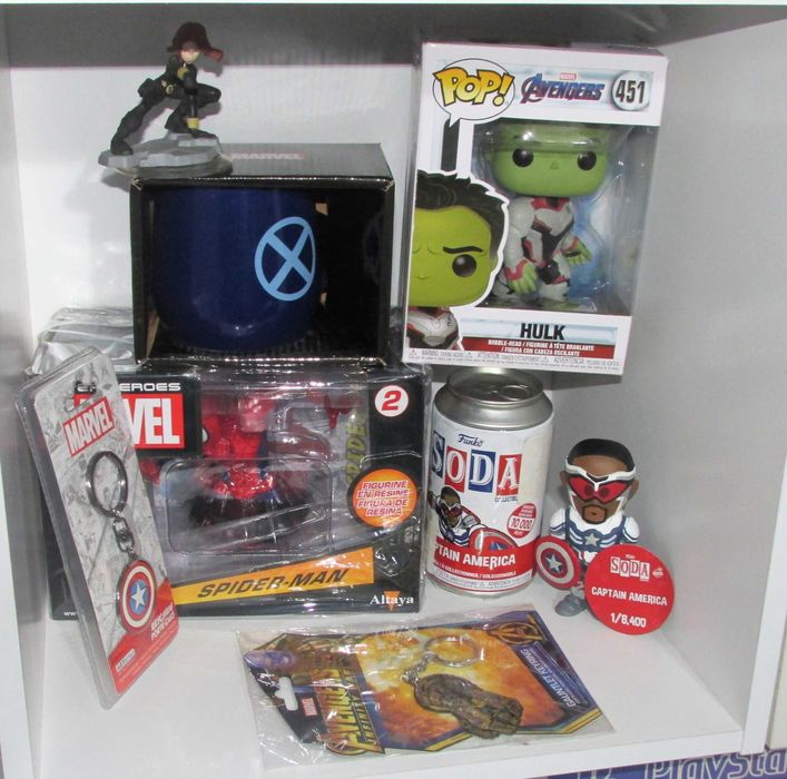 Pack Marvel with Hulk, Spider-Man, Captain America