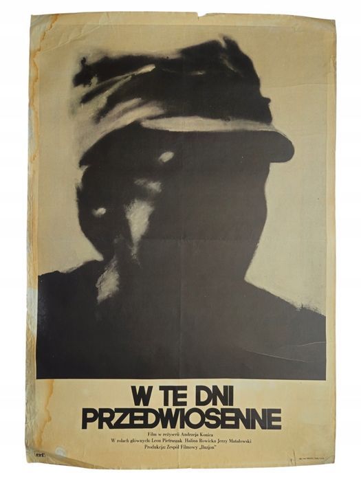 Plakat Filmowy Kolekcjonerski W Te Dni Przedwiosenne Oryginał
