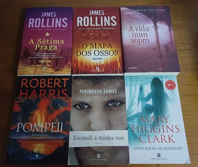 Diversos livros como novos