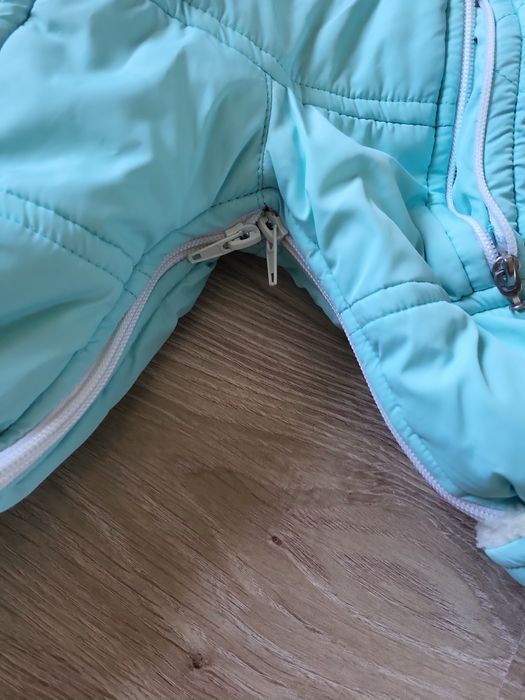 Комбінезон для новонароджених зимовий теплий на овчині