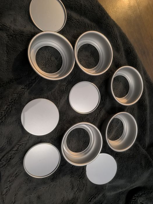 Zestaw 5 okrągłych form do pieczenia z wyjmowanym dnem