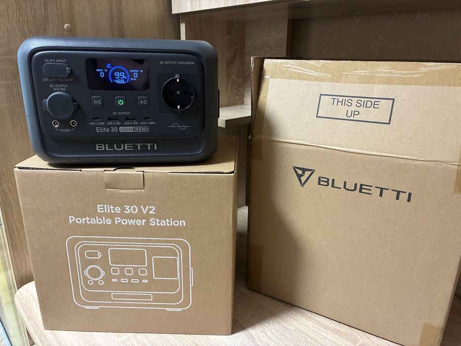 Зарядна станція  BLUETTI ELITE 30 V2 GRAY 288 в.ч(w.h) 600w  LifePo4