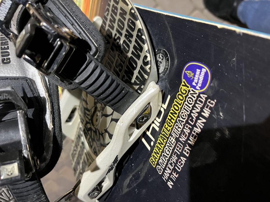 Американський сноуборд Lib Tech 164.5 крепи Santa Cruz, Libtech Banana