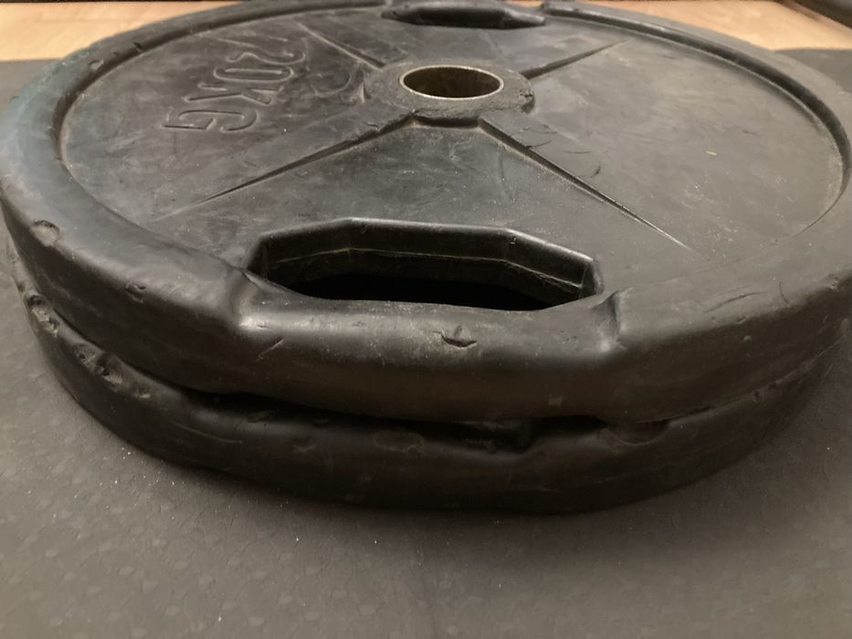 Takerze olimpijskie gumowane 20kg