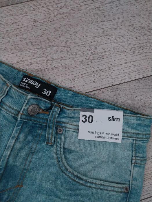 Spodnie jeans slim legs
