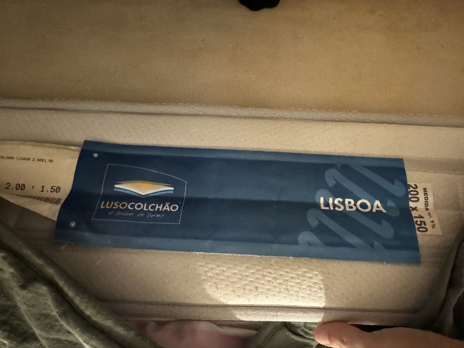 Sommier + Cabeceira + colchão