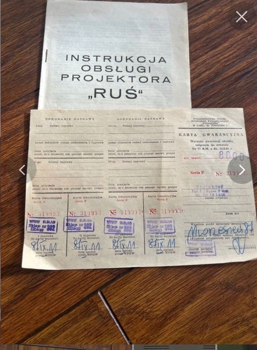 Projektor filmowy „Ruś”