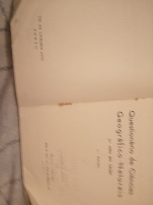 Questionário Ciências antigo (2° ano) 
Geográfico-Naturais
de Maria Al