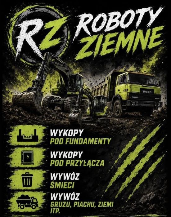 Rozbiórki Wywóz Ziemi Gruzu Kompleksowe Prace Ziemne oraz budowlane