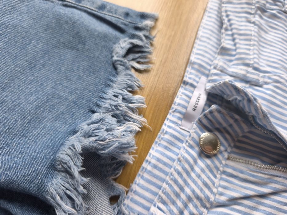 Spodenki i spódniczka jeansowe