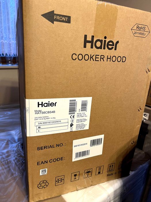 Okap Haier I-Clean Seria 4 HATS6CBS4B Czarny