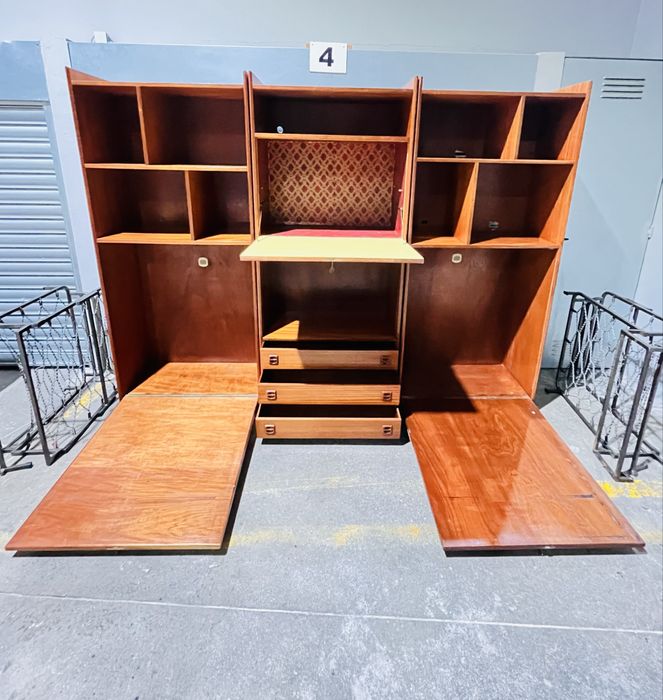 Estante Vintage Mid-Century - Estilo Retro anos60/70 - Madeira