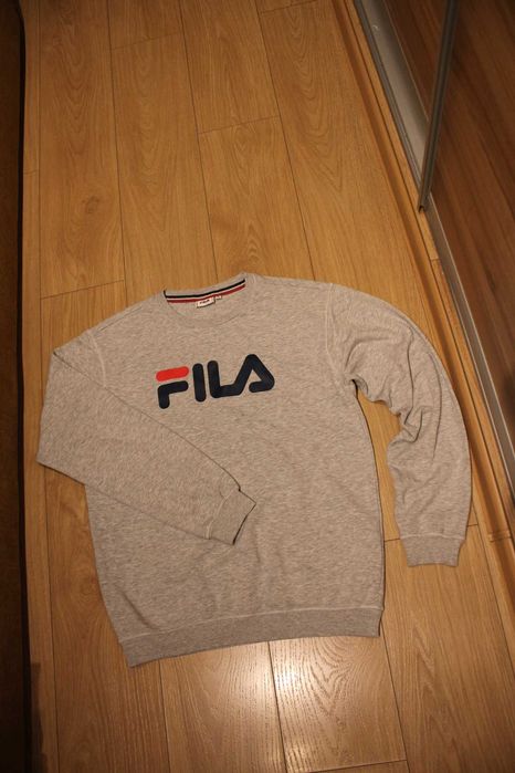 Świetna Bluza męska, FILA, roz.M, szara