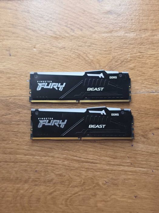 Kingston FURY Beast RGB DDR5 32GB 2x16GB гигабайт 6000MHz частота CL36 оперативная память для пк идеал гарантия модель KF560C36BBE2AK2-32