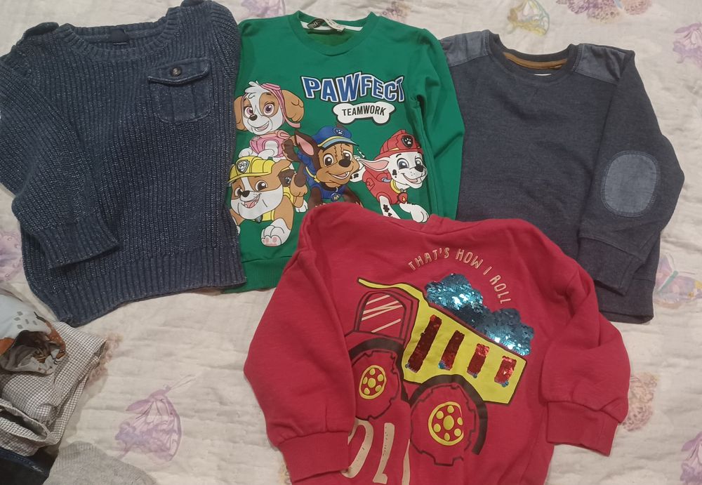 Худі з паєтками, перевертиш патруль, кофтинка 3/4р