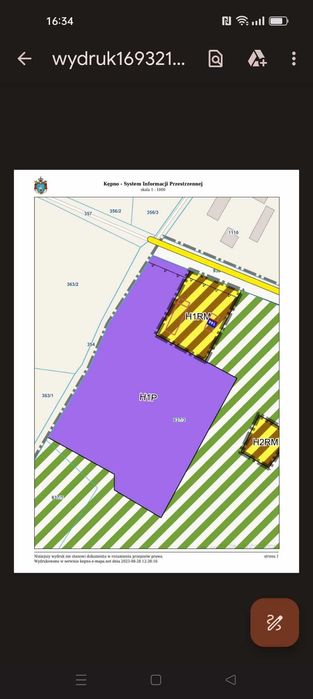 Działka budowlano-przemysłowa 12666m2 w Mikorzynie