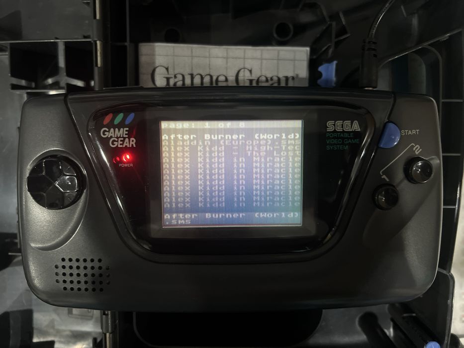 Game Gear + Jogo 4 em 1 + Cartucho 500 Jogos