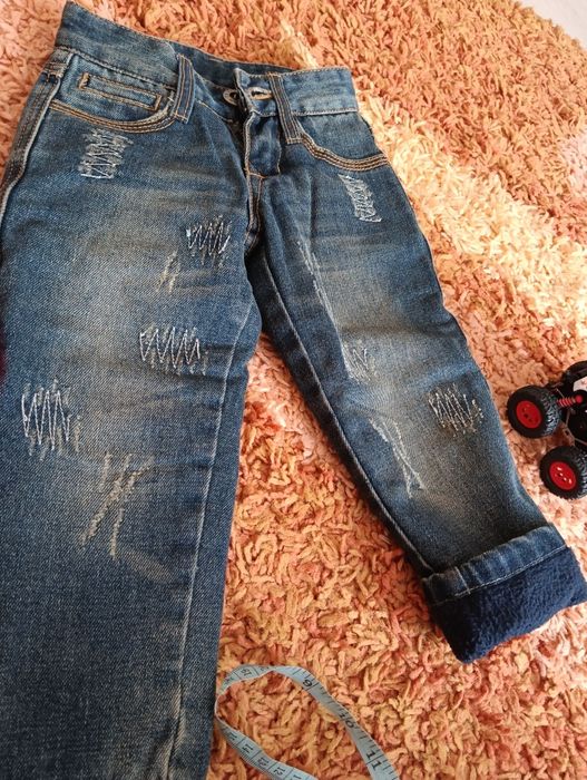 Теплі дитячі джинси для хлопчика