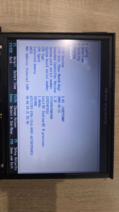 IBM ThinkPad x40