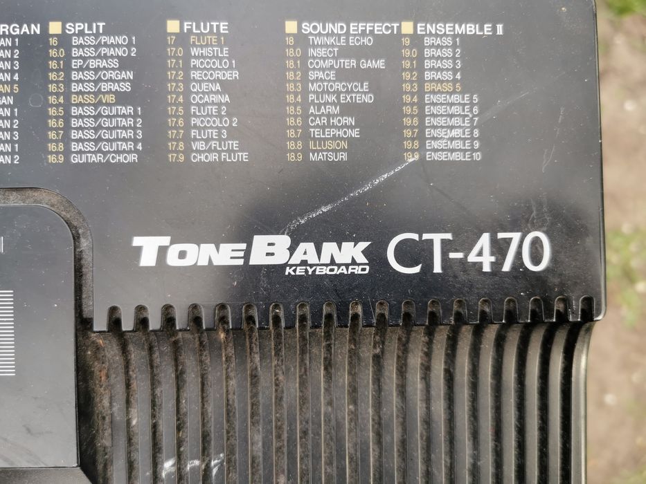 Organy elektroniczne Casio Tone Bank CT-470