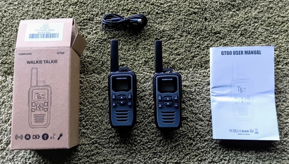 Walkie-talkies komvox GT60