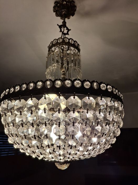 Candeeiro teto cristal