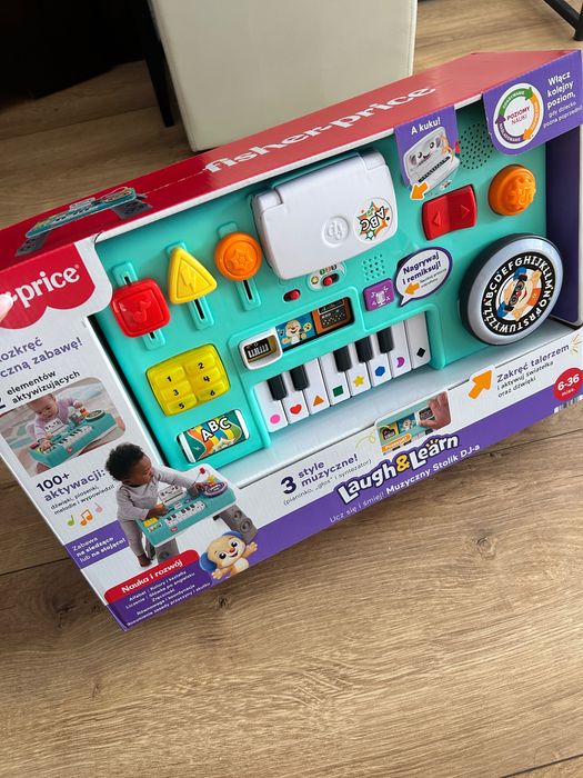 Muzyczny stolik dj fisher price