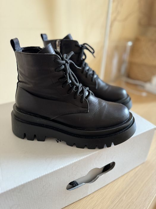 Зимові шкіряні черевики HD brand