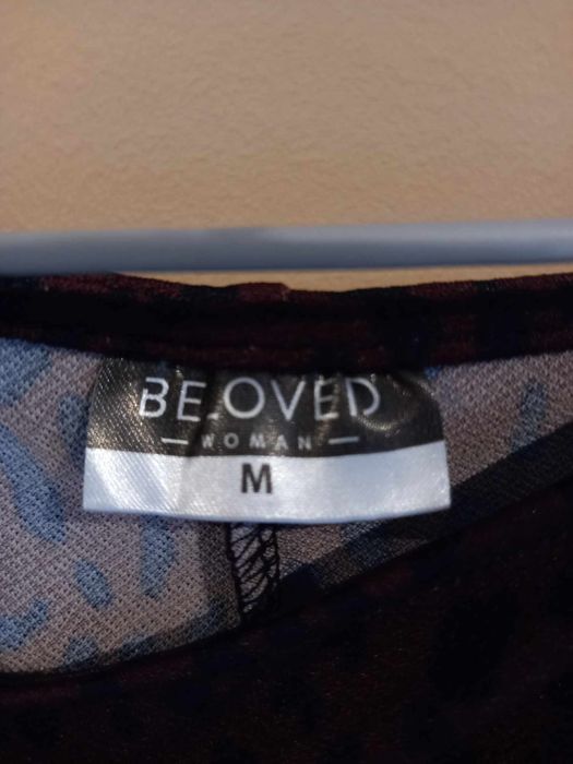 Bluzka damska M bordowa