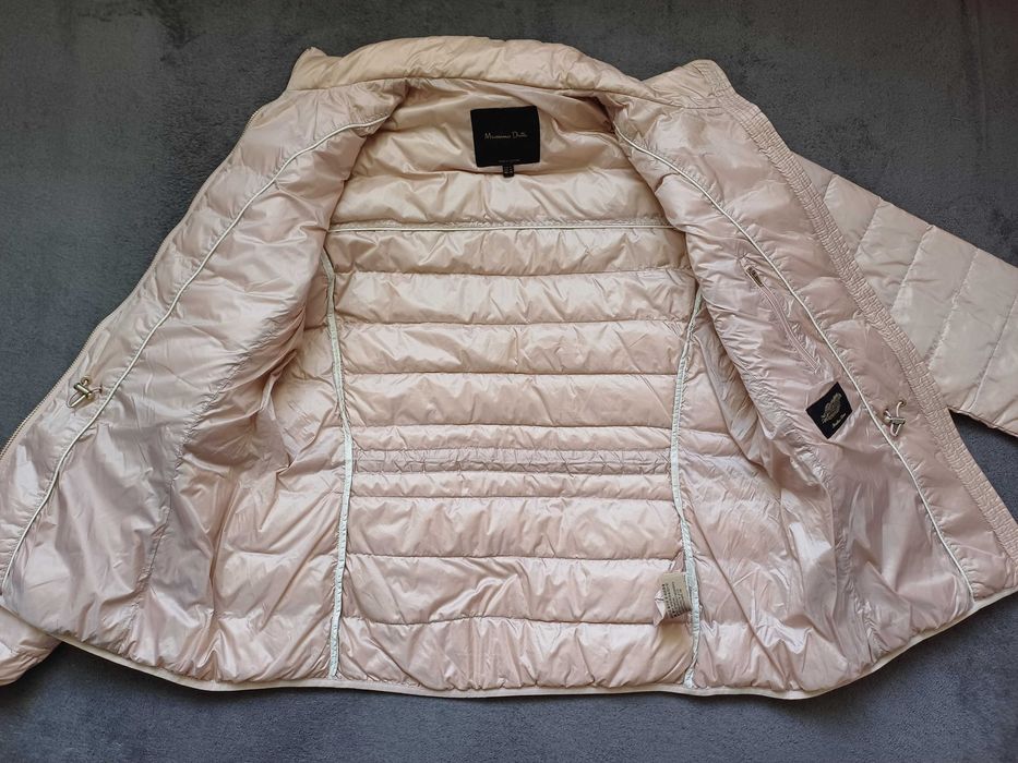 Massimo Dutti pikowana puchowa kurtka rozmiar XL