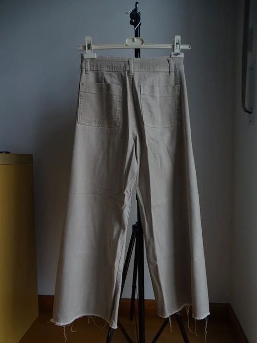 Calças de ganga beje criança ZARA