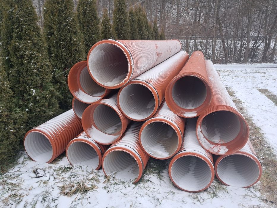 Rura karbowana, przejazdowa 400mm 6m,  9szt