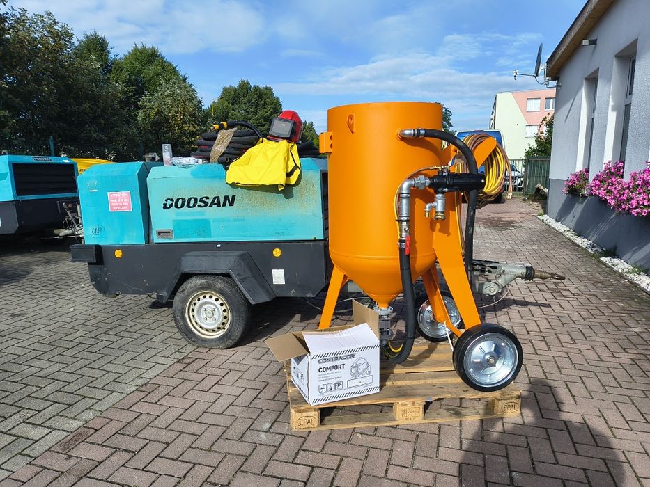 Komplet Kompresor 5m/m+ piaskarka 200 L dostawa szkolenie gratis