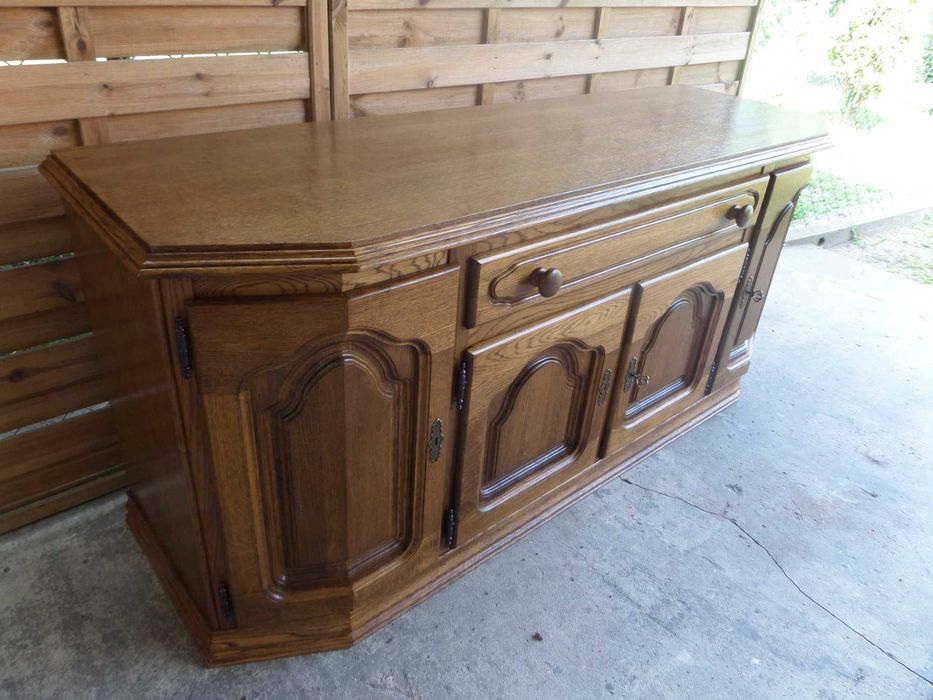 zestaw mebli FLANDERN  narożna witryna i komoda stan bdb DOWÓZ WYSYŁKA