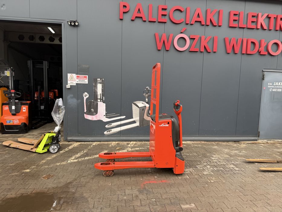 Paleciak elektryczny Linde 100 cm szeroka  T 16 2019 r 1600 kg wózek