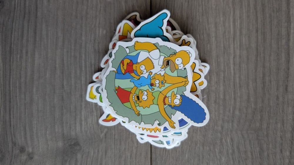 Набор для творчества наклеек Симпсоны Simpsons Гомер мультики