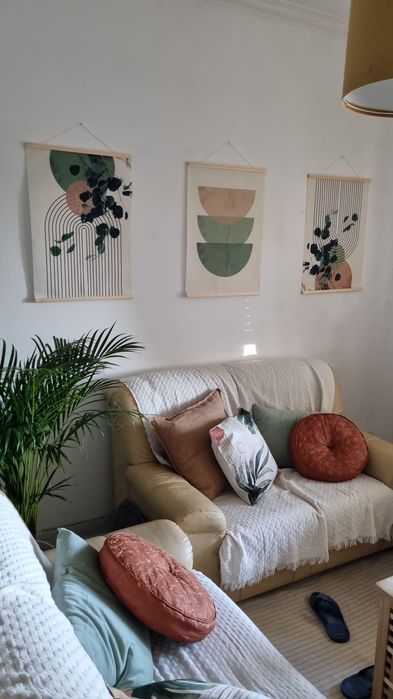 2 sofas couro - vendo separado também