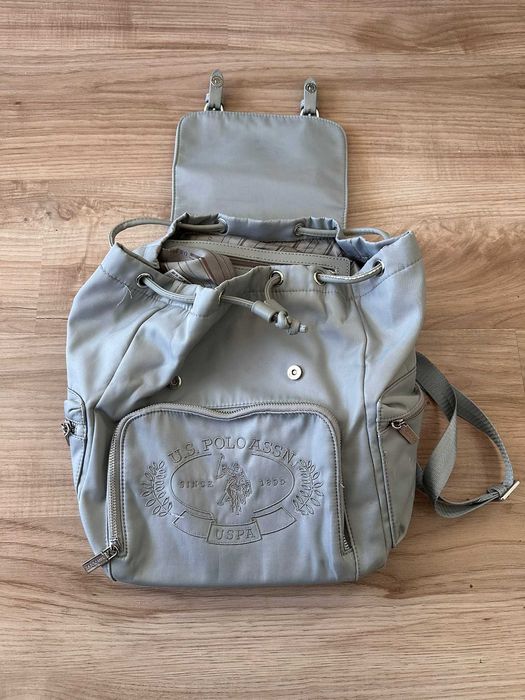 Plecak U.S Polo Assn miejski sportowy szary klasyczny