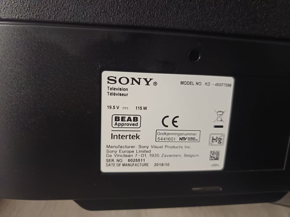Tv LCD Sony 4K 49"