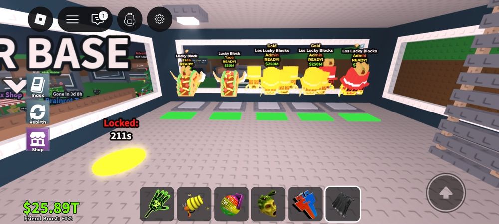 Лаки блоки и брейнроты в укради брейнрот (Still a brainrot)