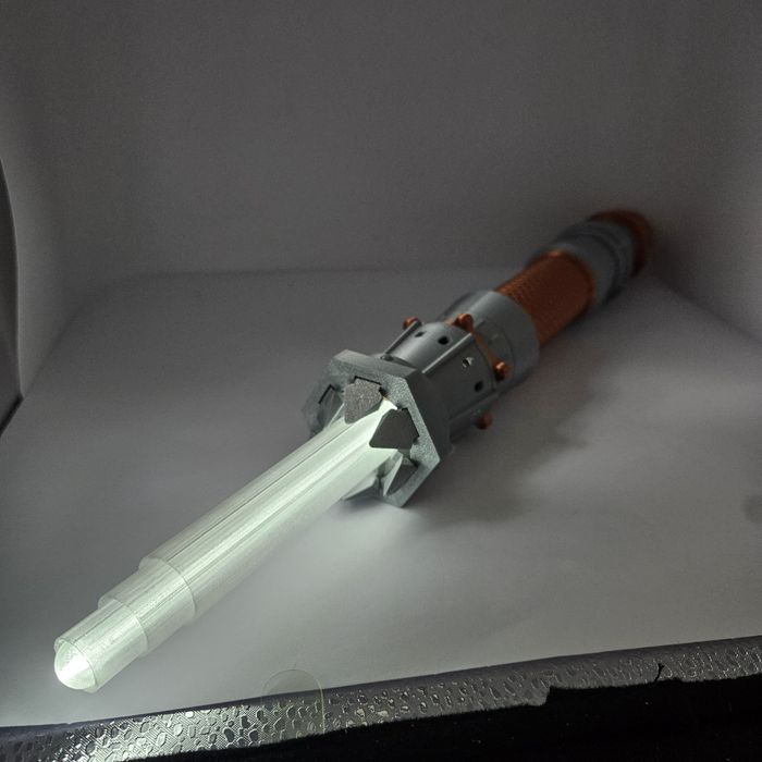 A Saga Star Wars, Sabre de luz 3D de A Ascensão Skywalker com luz, acessório para cosplay