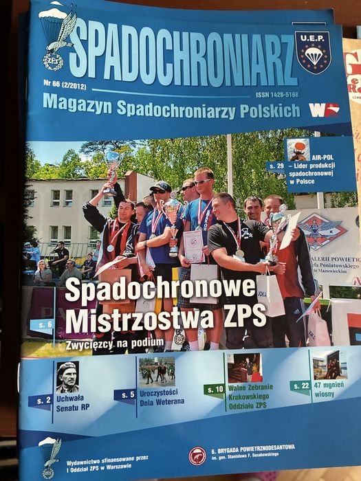 Spadochroniarz archiiwalne numery czasopisma  różne roczniki