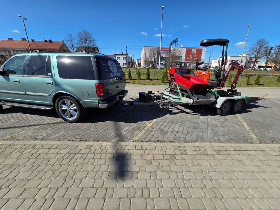 WYNAJEM: Minikoparka, Wozidło, Rębak